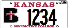 Benedictine College plate