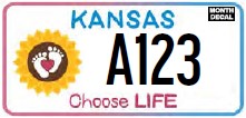 Choose Life plate