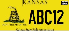 Gadsden Flag plate