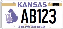 I’m Pet Friendly plate