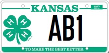 Kansas 4-H Foundation plate