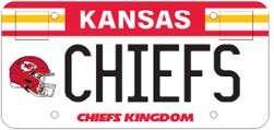 Kansas City Chiefs plate