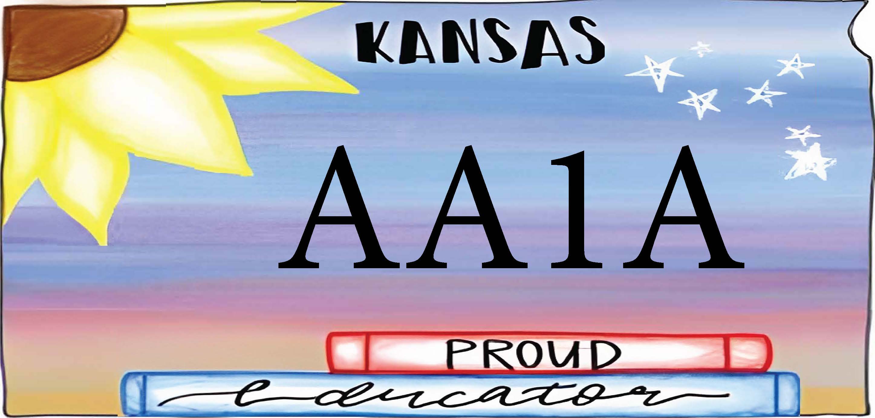 Proud Educator plate