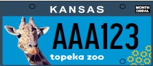 Topeka Zoo plate