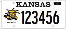 Wichita State plate