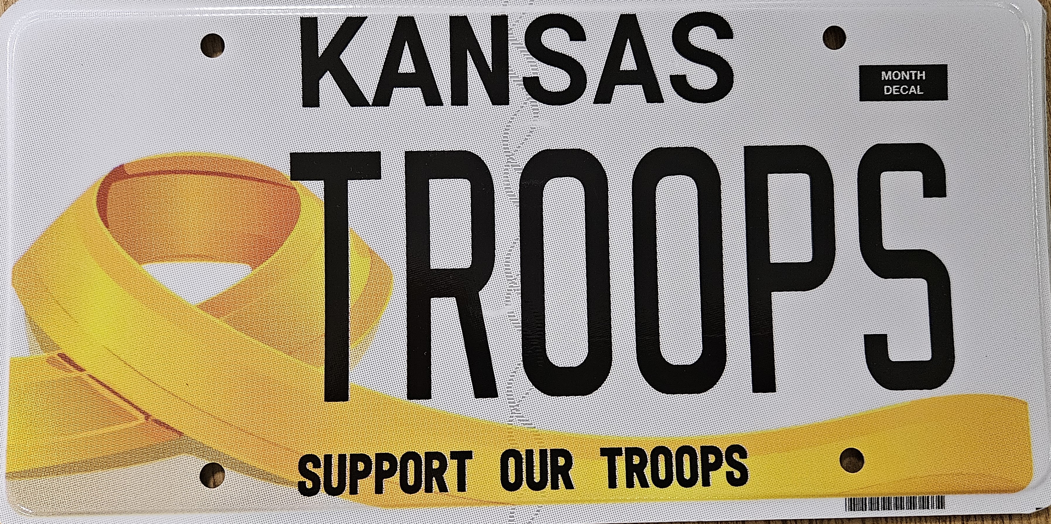 Support the Troops Plate